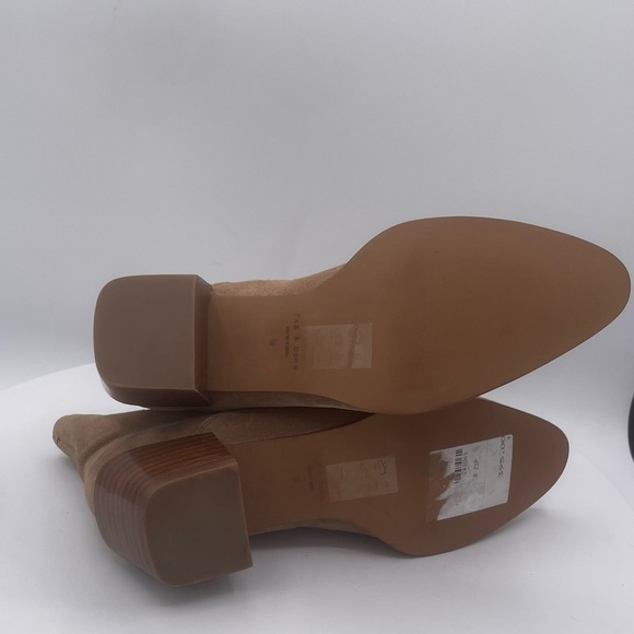 RAG & BONE WOMENS MID HEEL BOOTIE  SIZE EU 36  COLOR CAMEL NWT - Picture 7 of 12